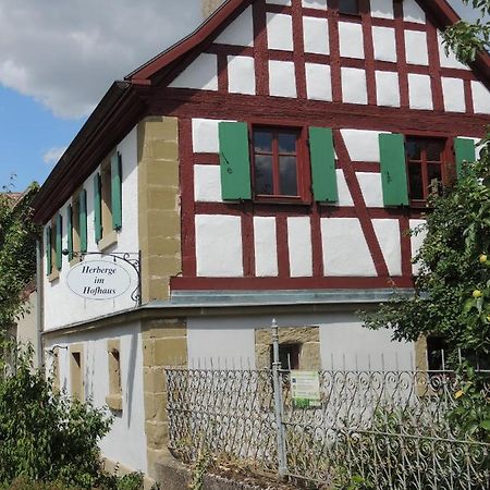 Pilger- Und Radlerherberge Herberge Im Hofhaus Colmberg Bagian luar foto