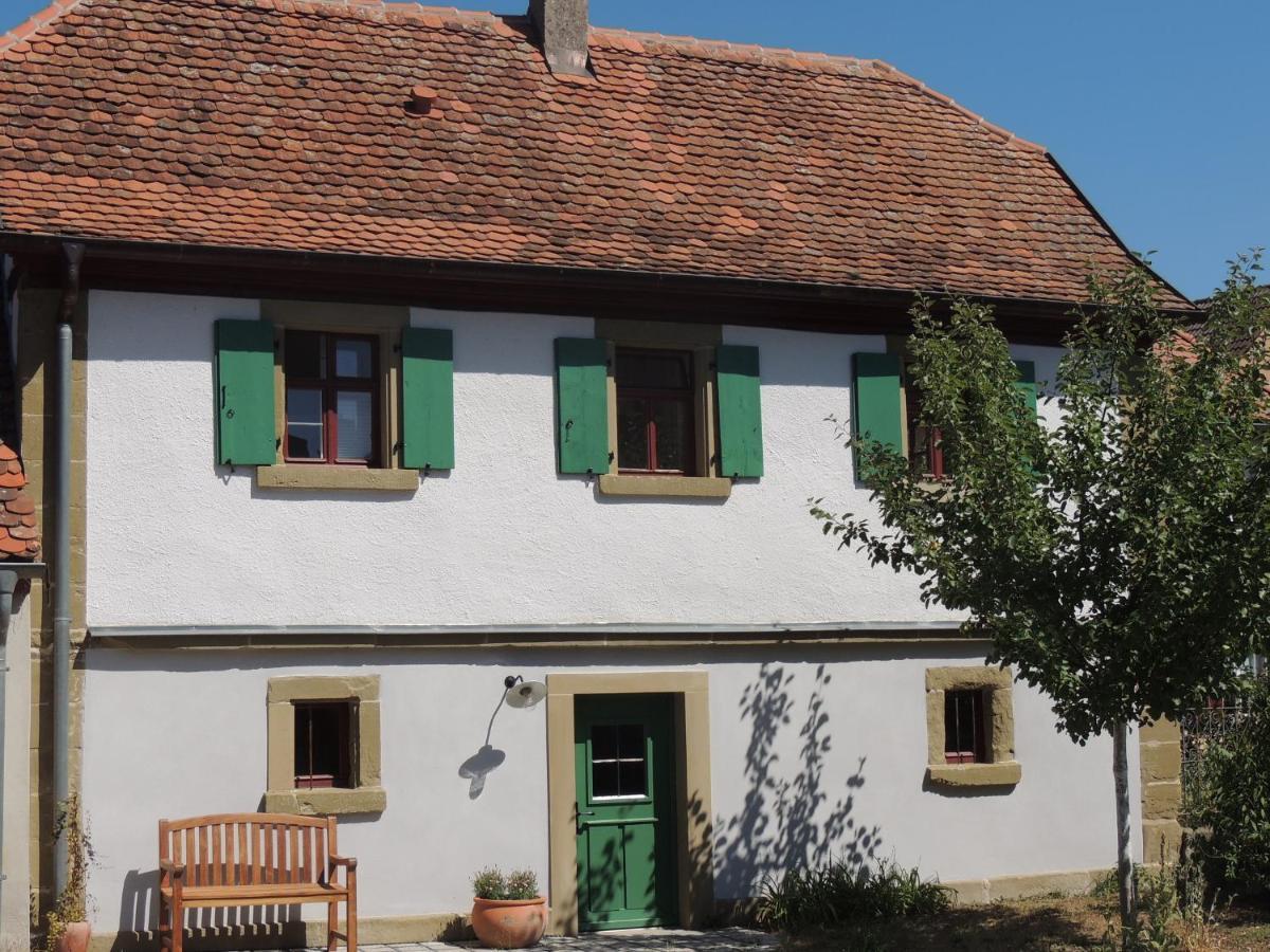 Pilger- Und Radlerherberge Herberge Im Hofhaus Colmberg Bagian luar foto